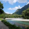 【岳沢登山:５】上高地の不安な雲