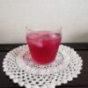 自家製赤シソで、赤紫蘇ジュース